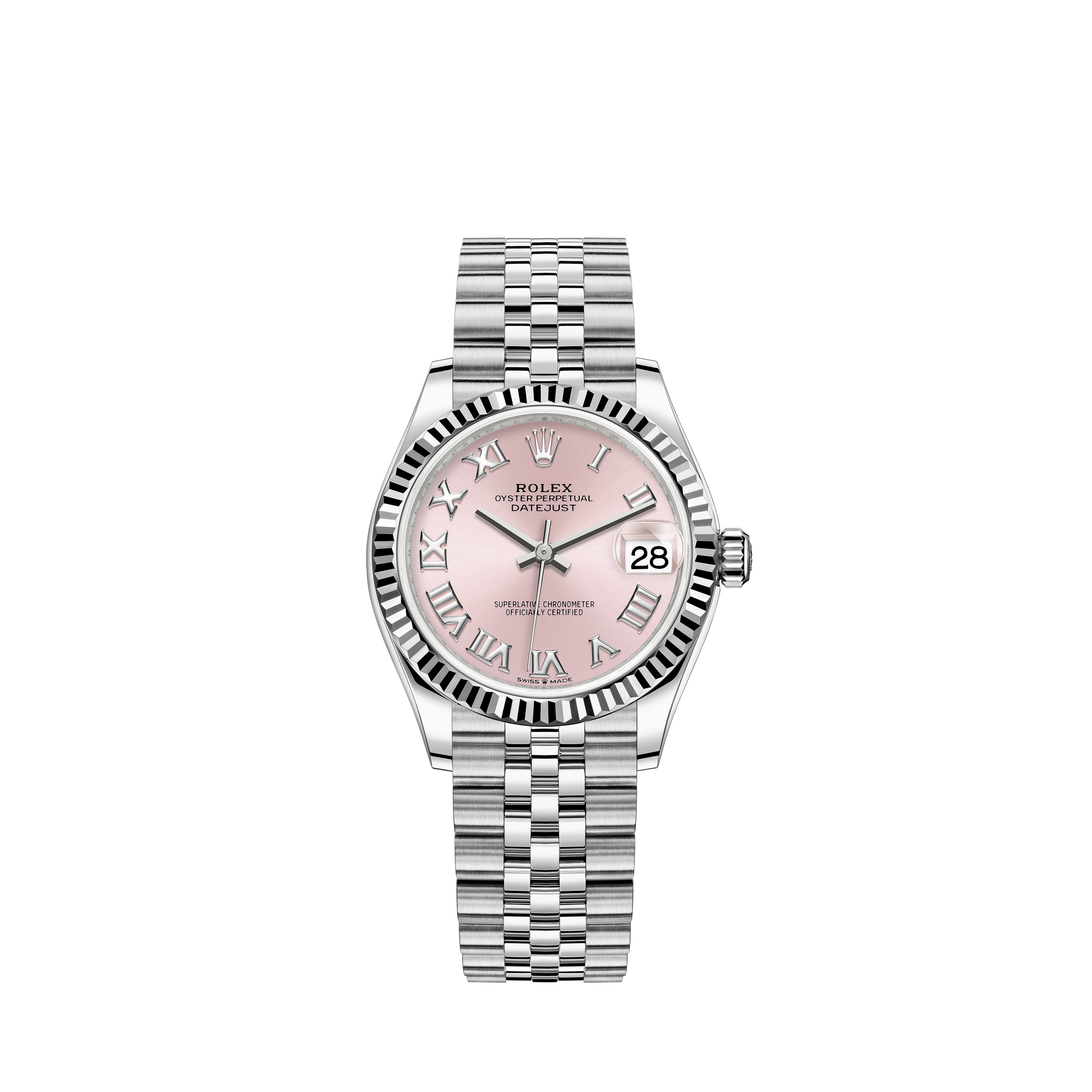 Rolex Datejust 41 Steel White Roman Dial Jubilee 126300