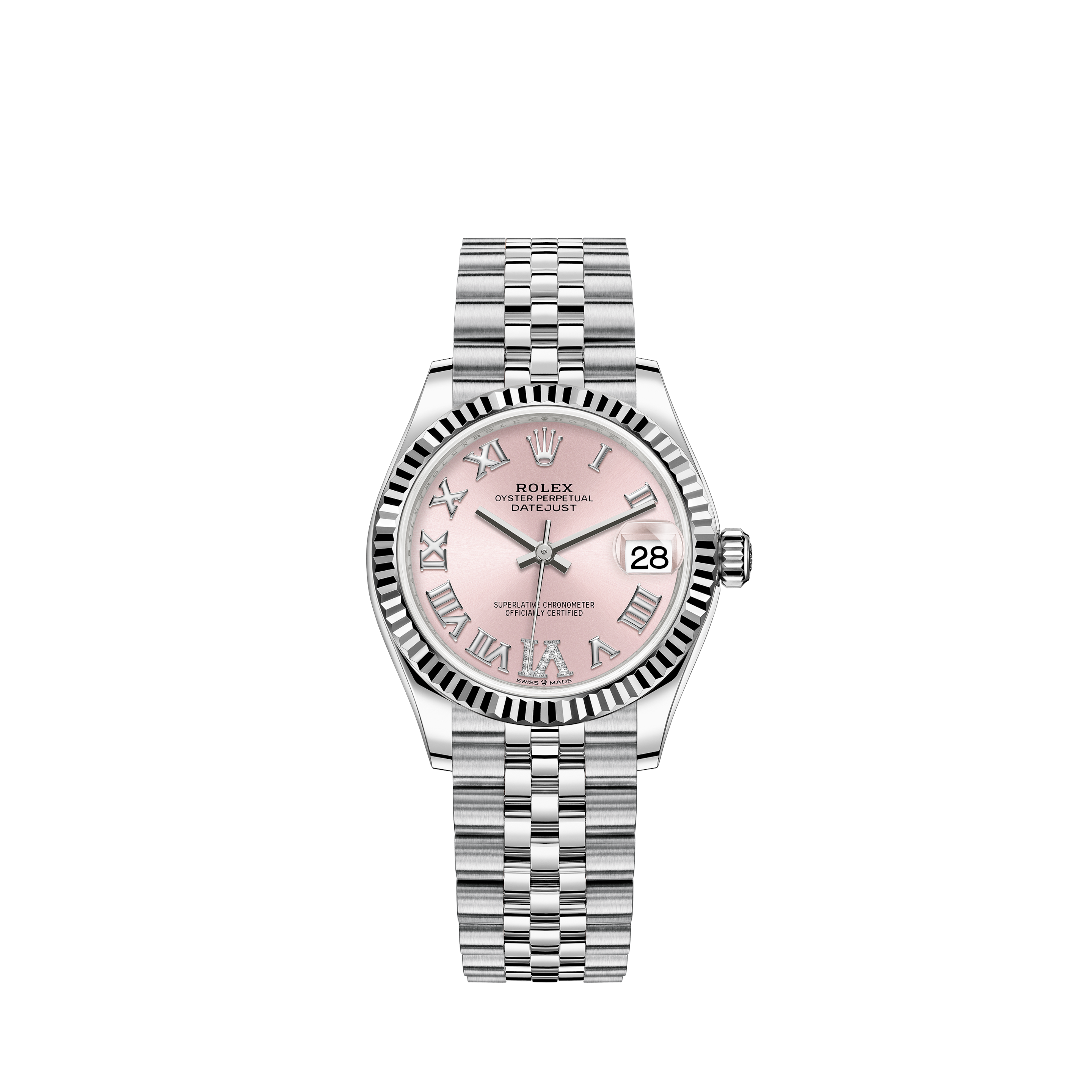 rolex datejust 31 pink dial