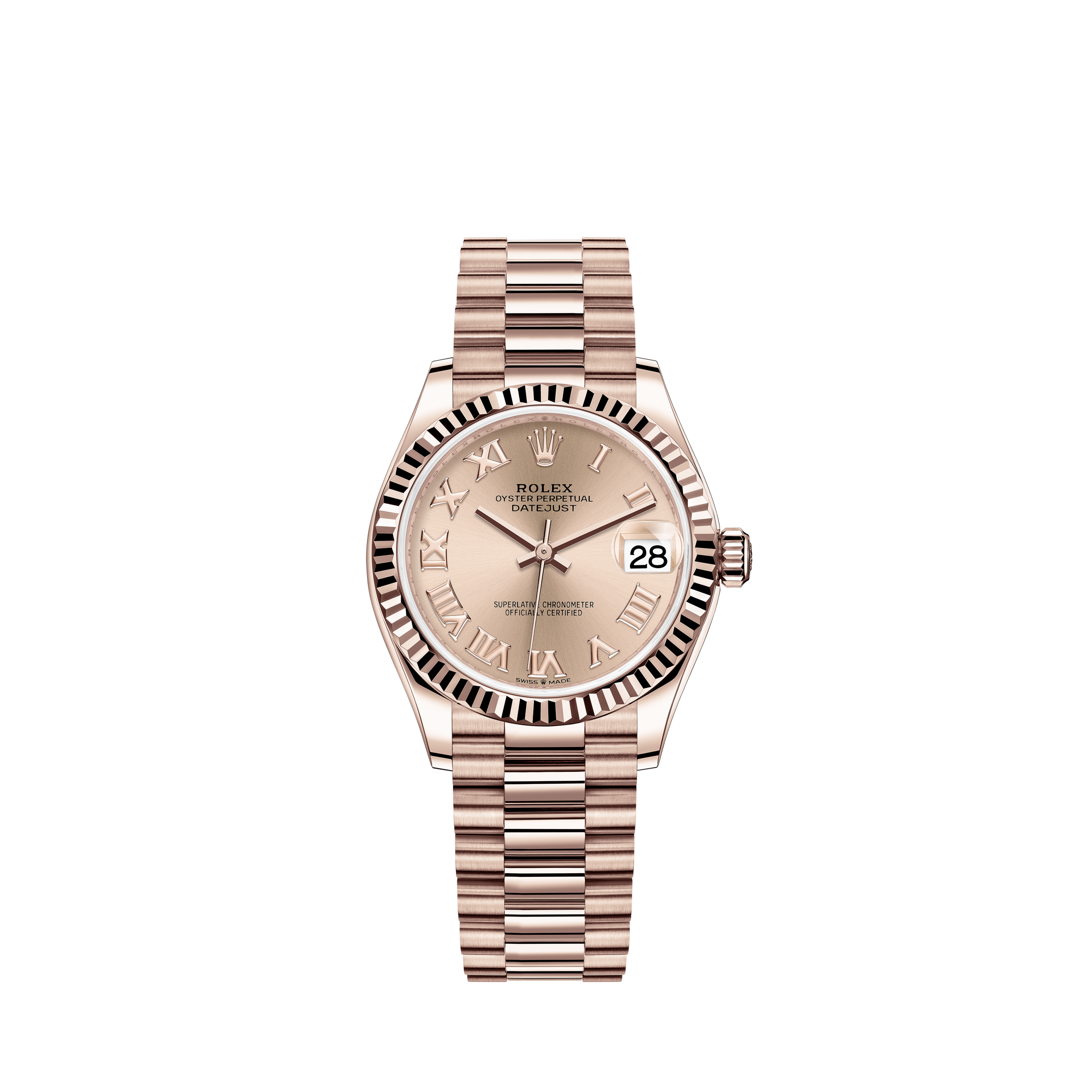 Rolex Datejust 31 watch: 18 ct Everose 