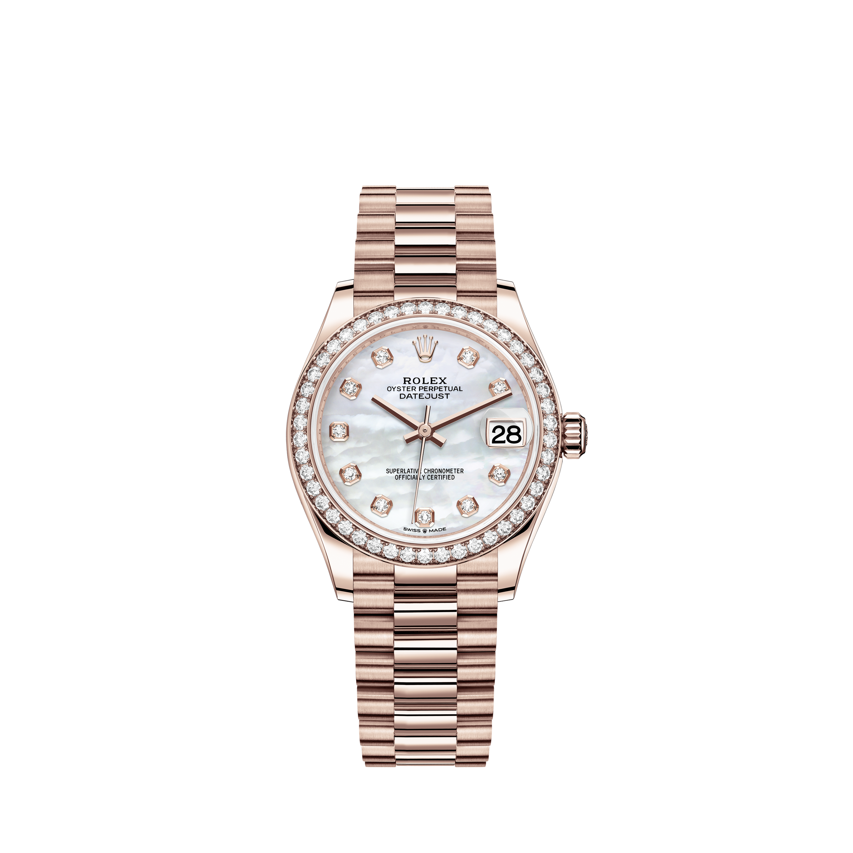 Rolex Datejust 31 watch: 18 ct Everose 