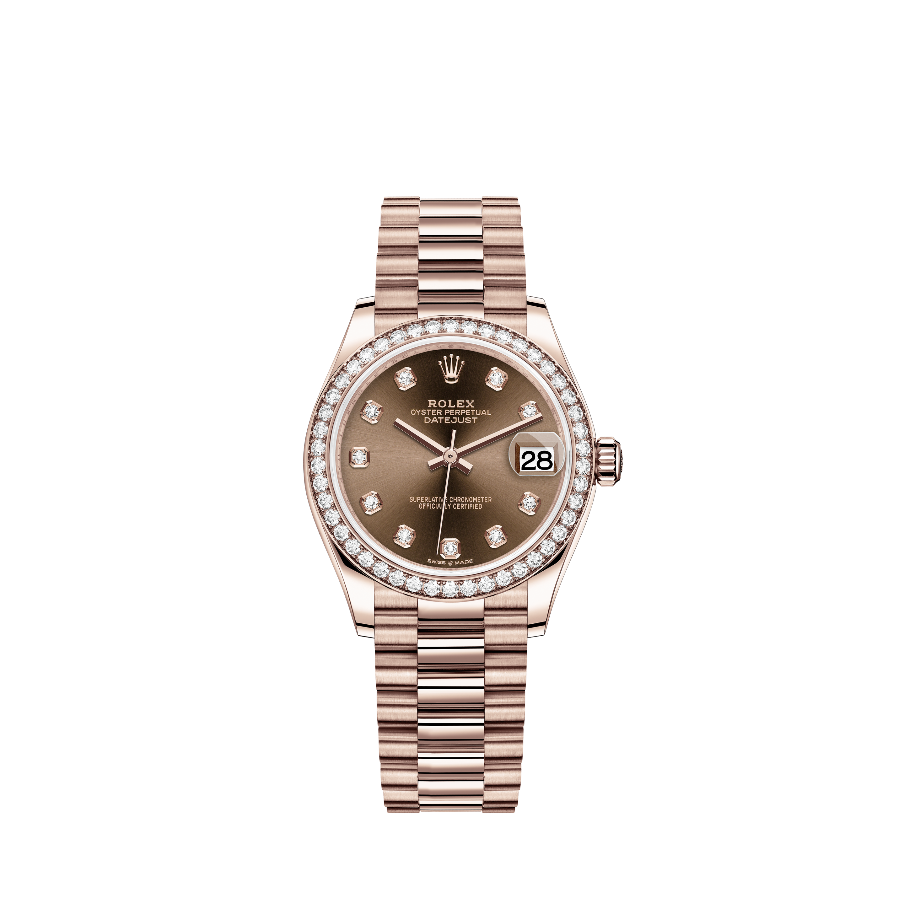 rolex datejust 31mm rose gold