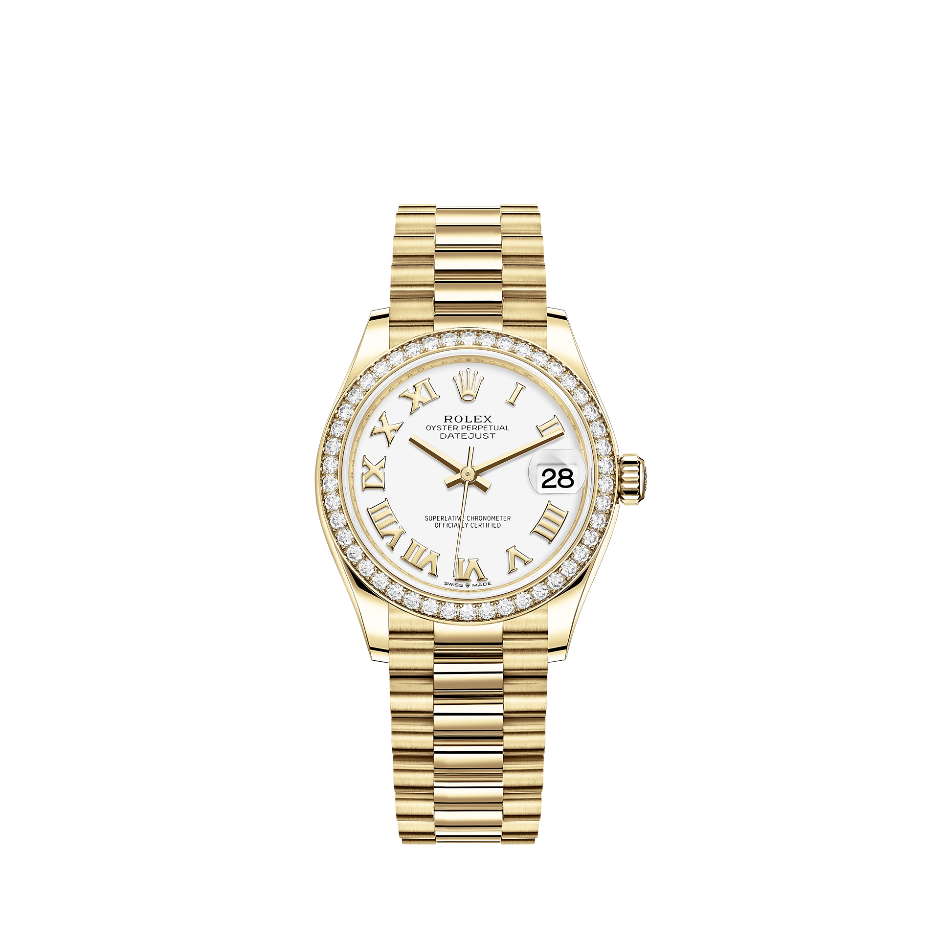 Rolex Datejust 31 Watch 18 Ct Yellow Gold M278288rbr 0009