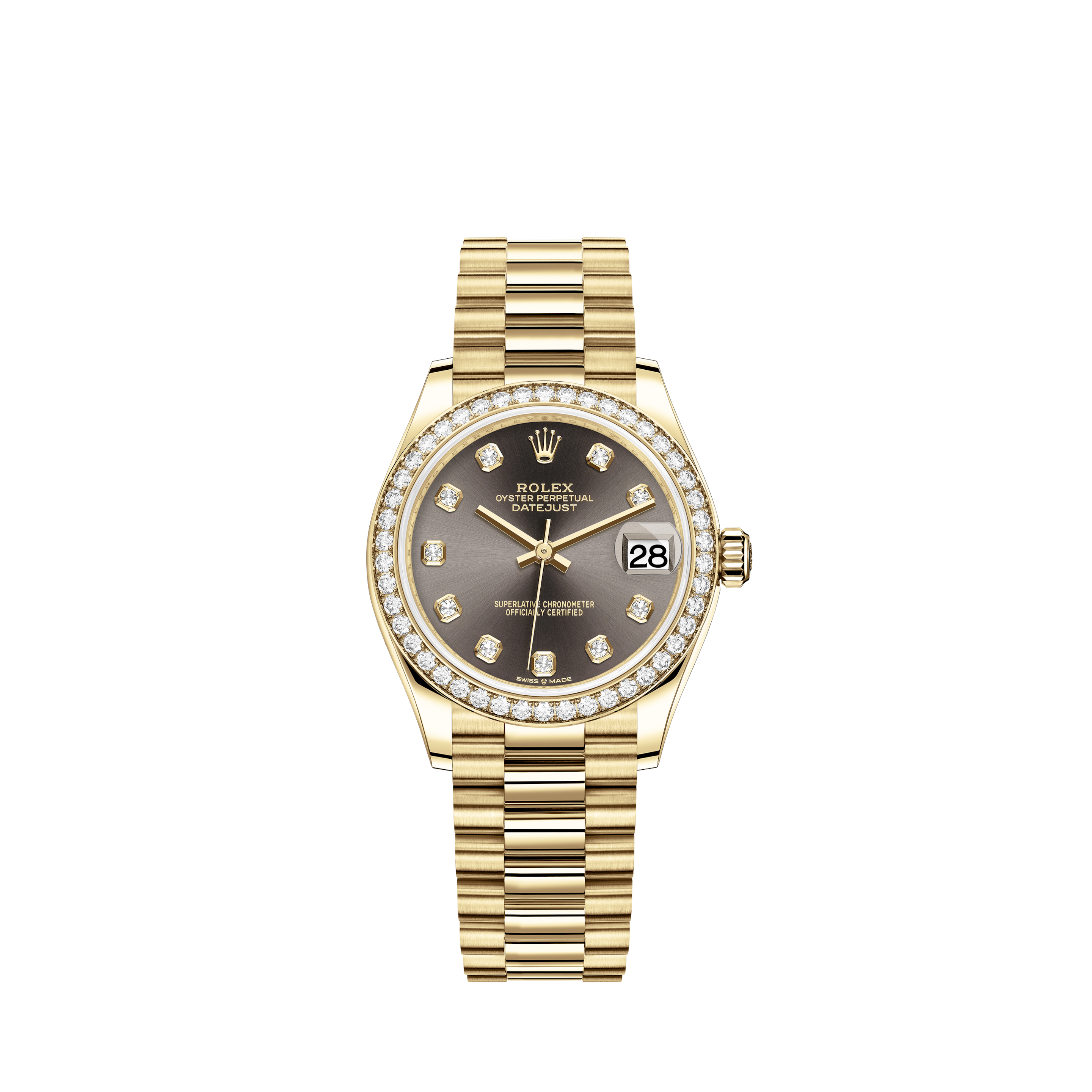 rolex oyster perpetual datejust black face diamonds