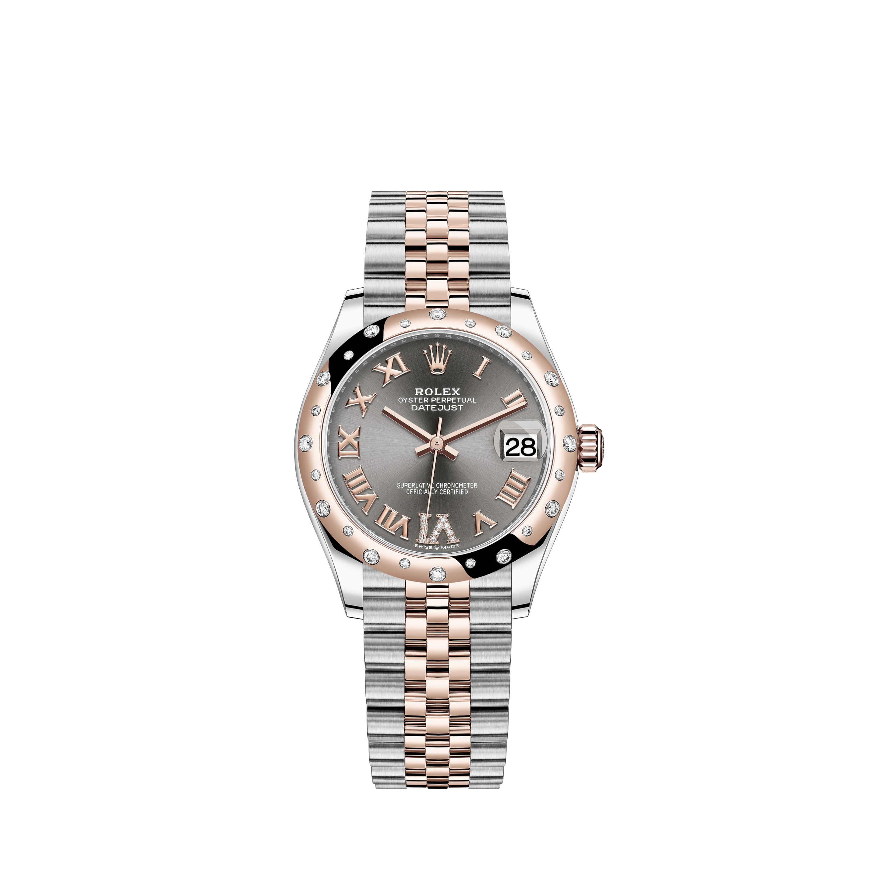 rolex datejust rose gold 31mm