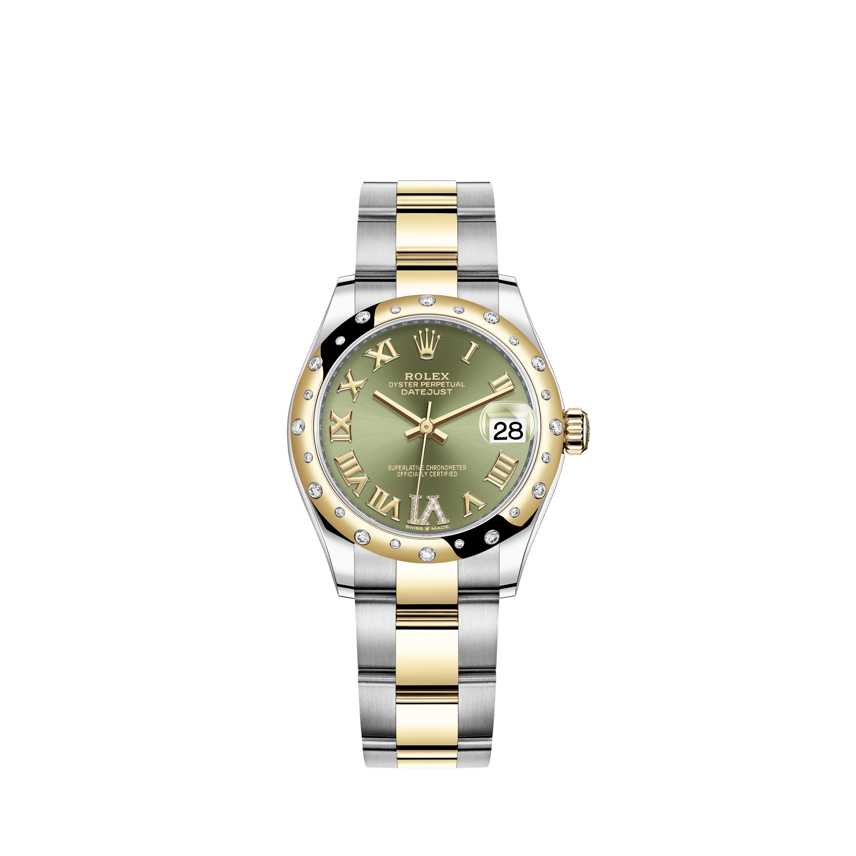 Rolex Datejust 36mm 4.5Ct Diamond Bezel/Bracelet/Pink Flower Dial 116200 Watch