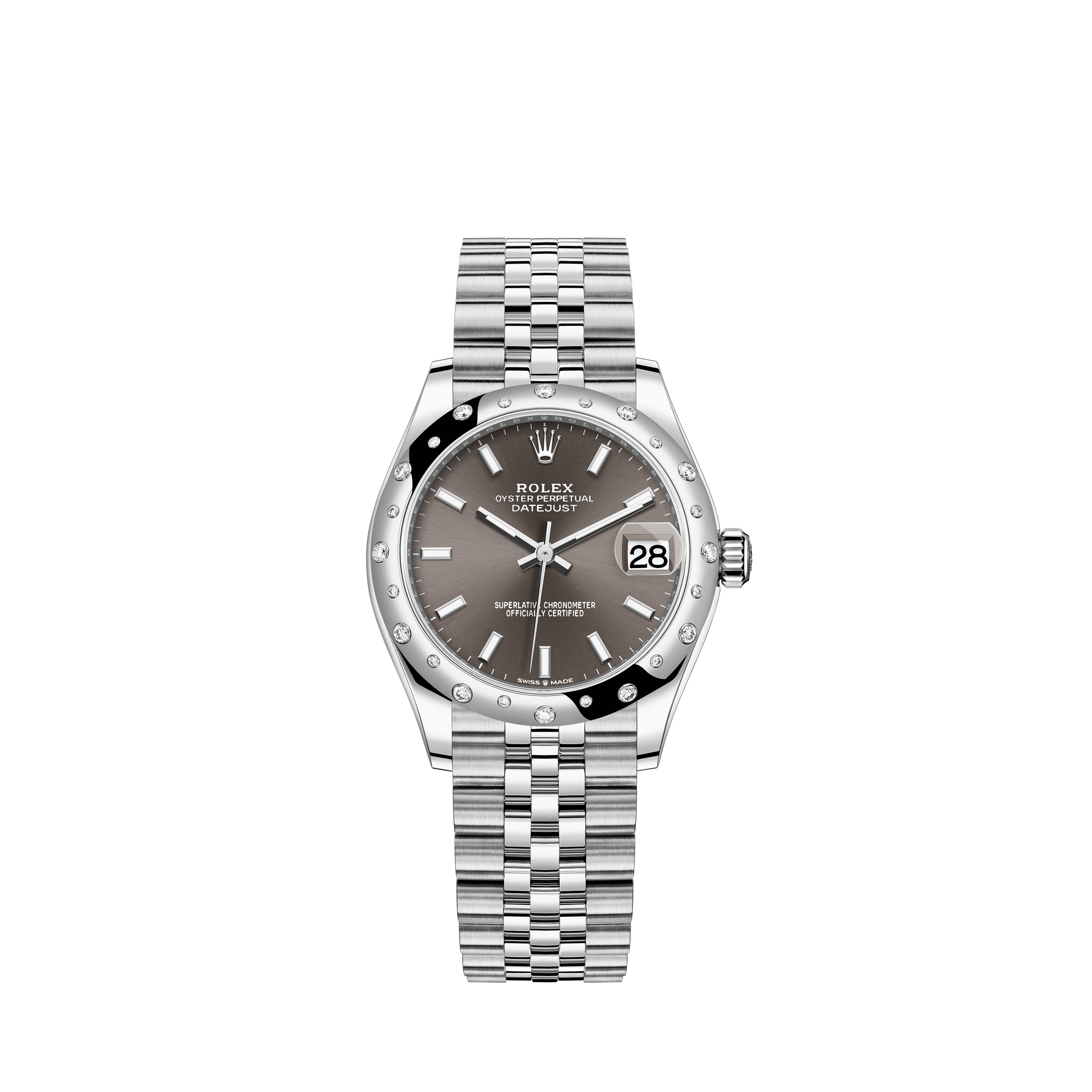 Rolex Datejust 41 Diamond Mother of Pearl Men's Watch 126334-0020Rolex Datejust 41 Diamond Stainless Steel & White Gold 126334 - Manufacturer Warranty - W007622