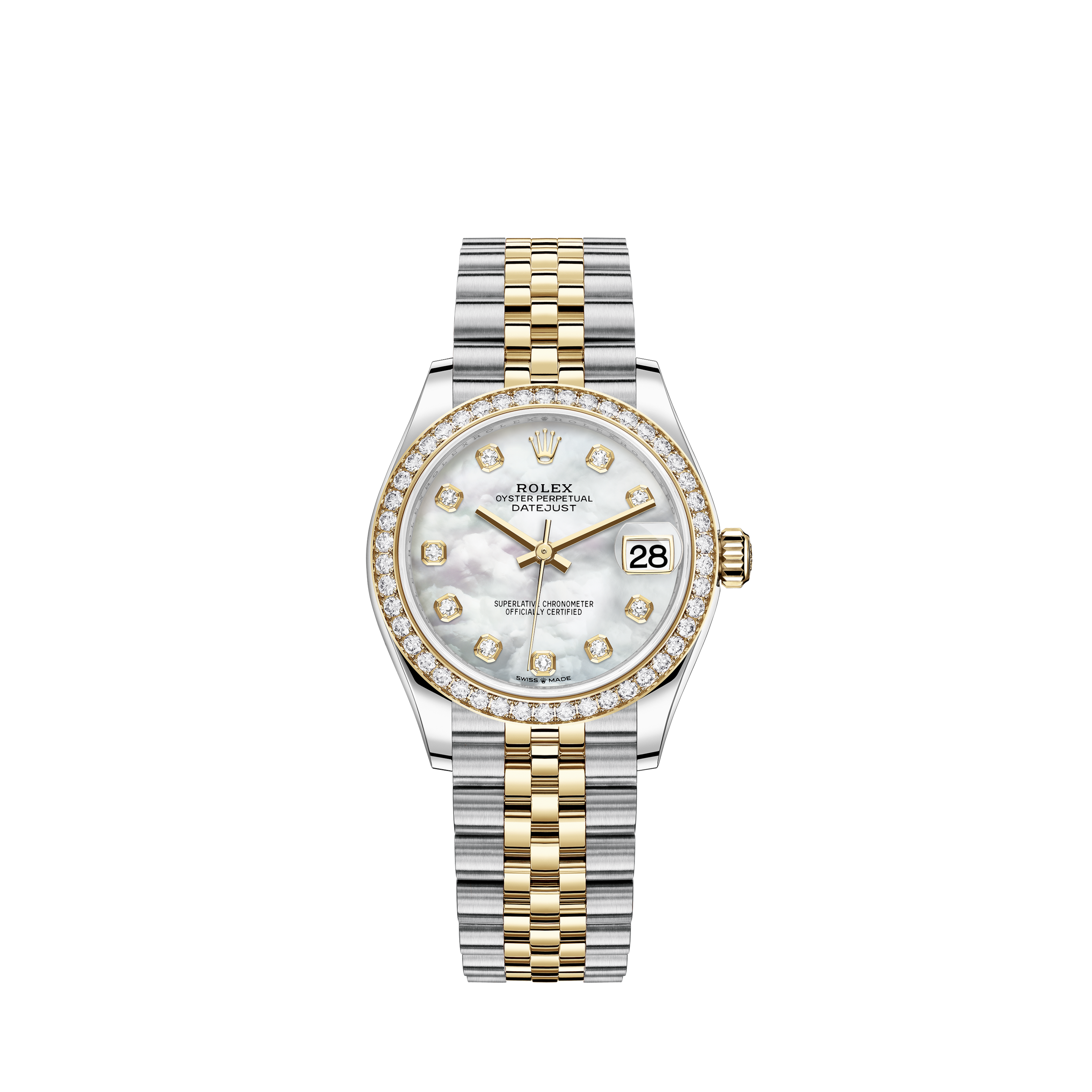 Rolex President Day Date Yellow Gold Diamond Mens Watch 118238 Box Papers