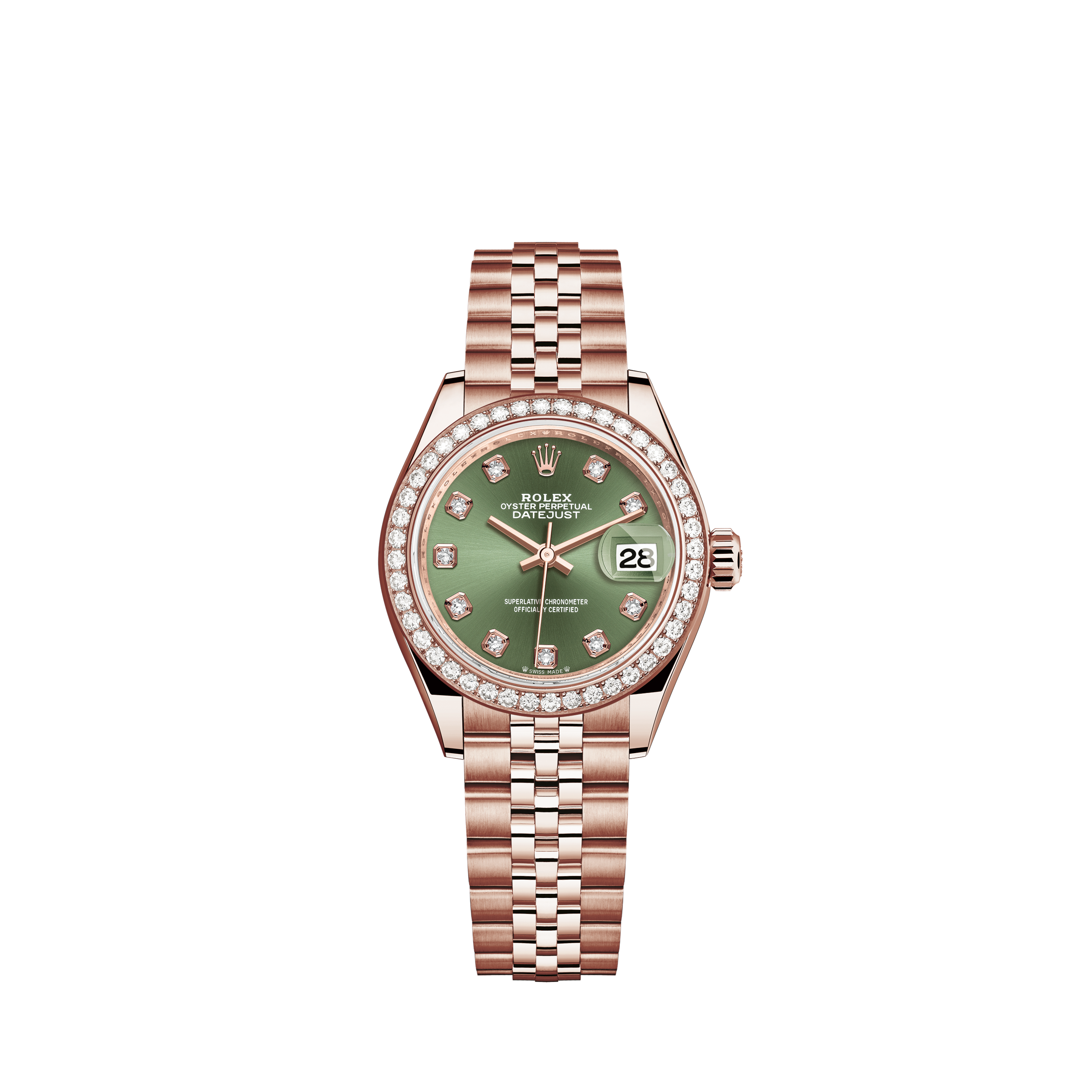 rolex green face womens