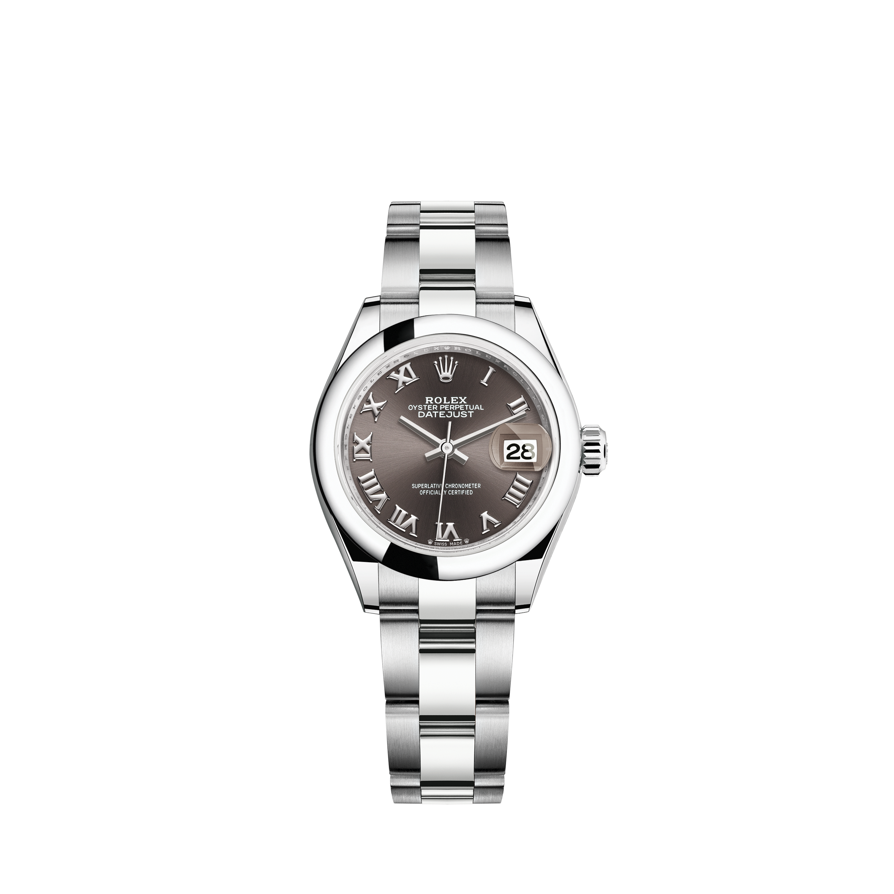 Rolex Oyster Perpetual 36mm Datejust Silver Dial with Two Diamond Rows & Diamond Lugs