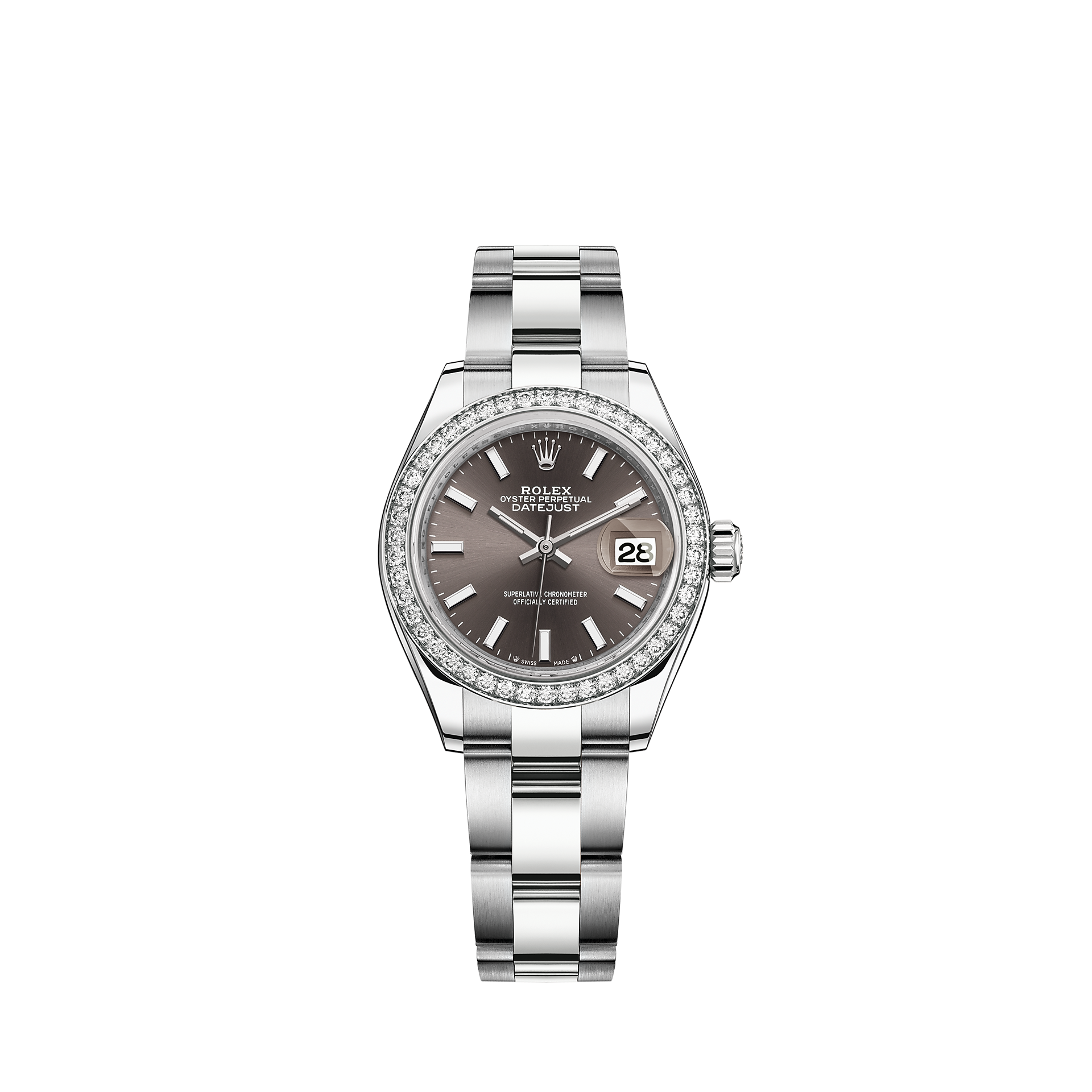 Rolex Lady Datejust Watch White Rolesor Combination Of Oystersteel And 18 Ct White Gold M279384rbr 0014