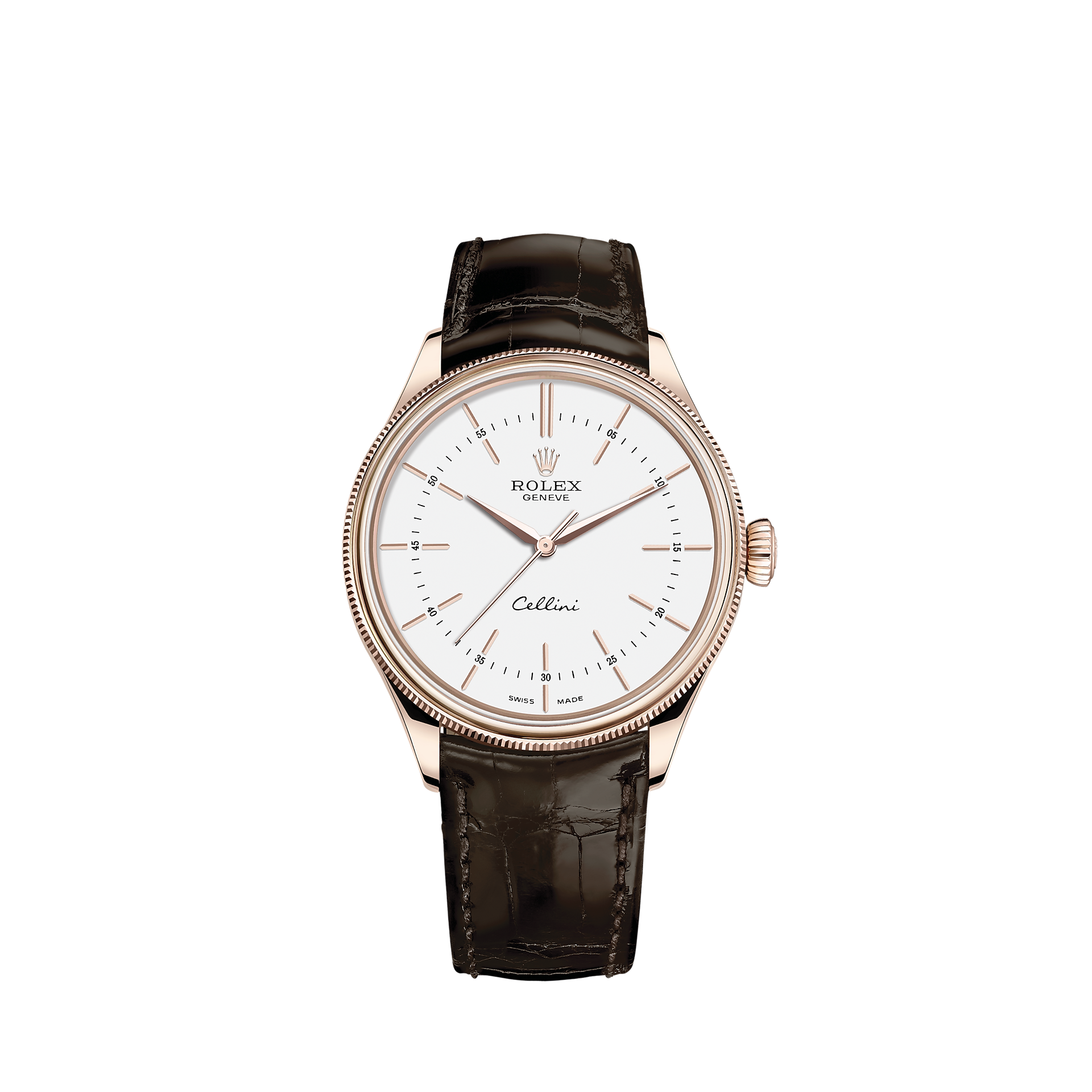 Rolex Cellini Time Watch: 18 ct Everose gold - M50505-0020