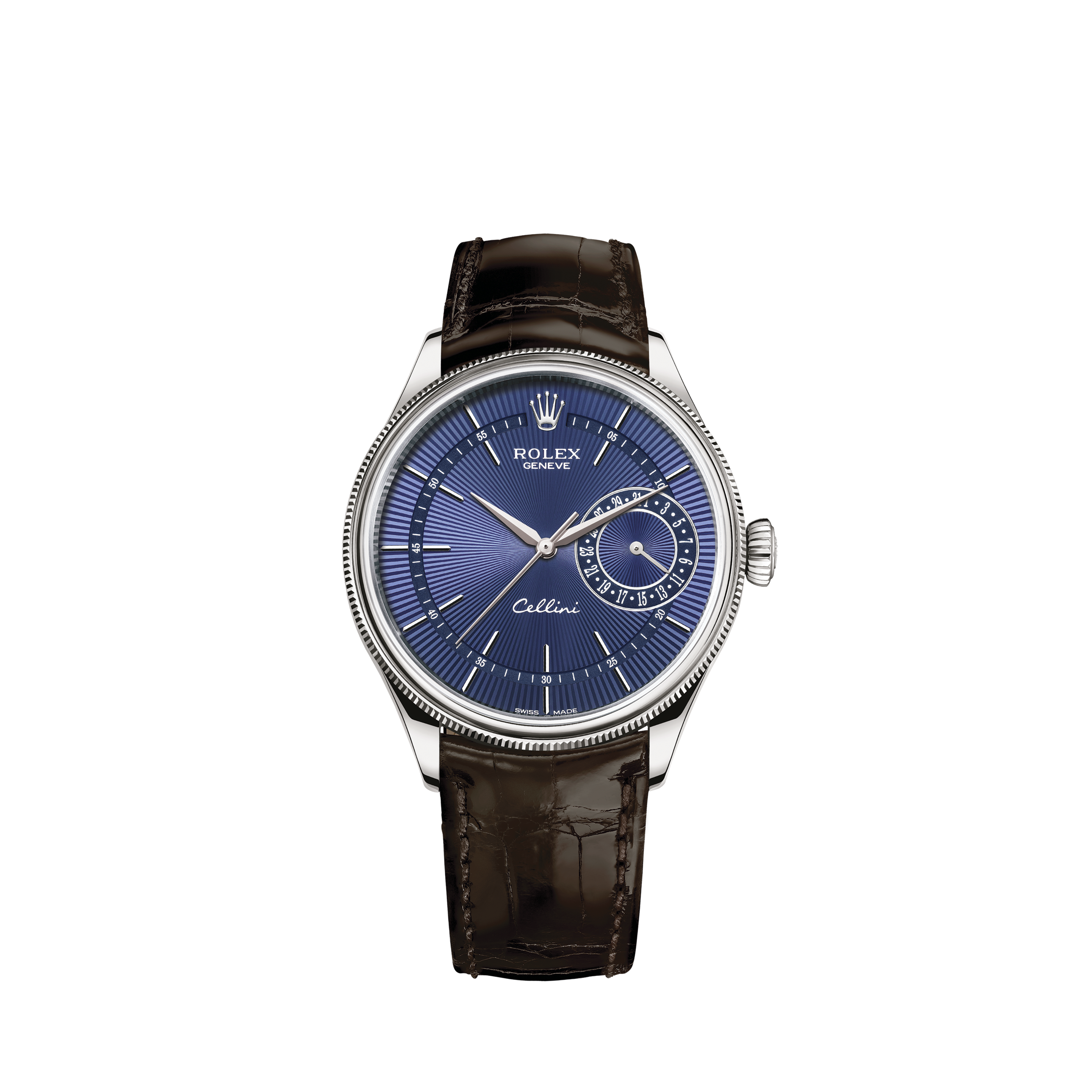 Rolex Cellini Date Watch: 18 ct white gold - M50519-0015