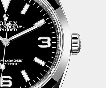 Rolex Explorer watch: Oystersteel