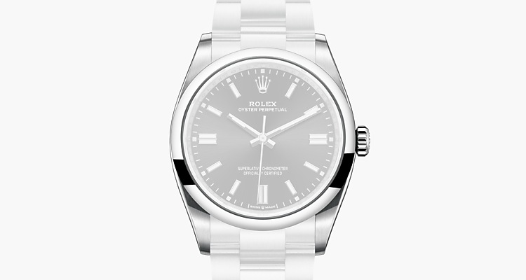 Oyster, 36 mm, acciaio Oystersteel