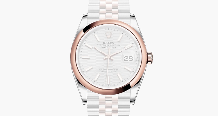 Oyster, 36 mm, acero Oystersteel y oro Everose