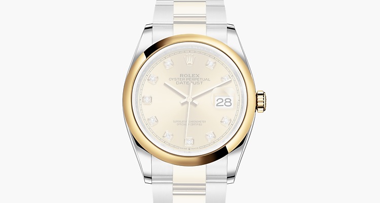 Oyster, 36 mm, acero Oystersteel y oro amarillo