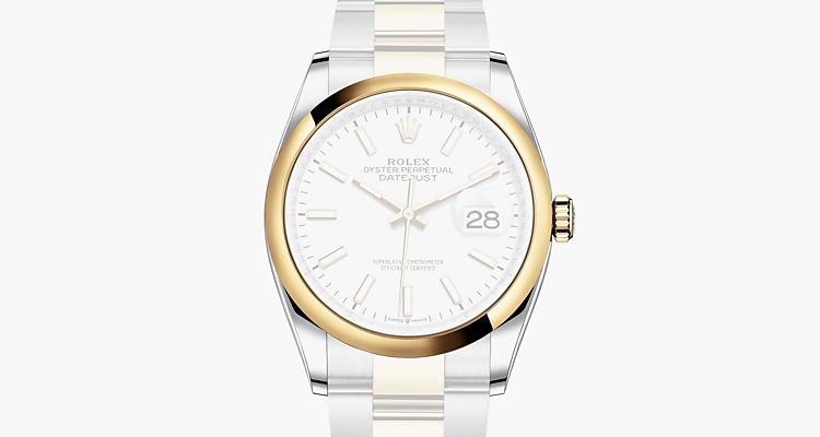 Oyster, 36 mm, acier Oystersteel et or jaune