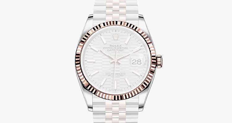 Oyster, 36 mm, acero Oystersteel y oro Everose