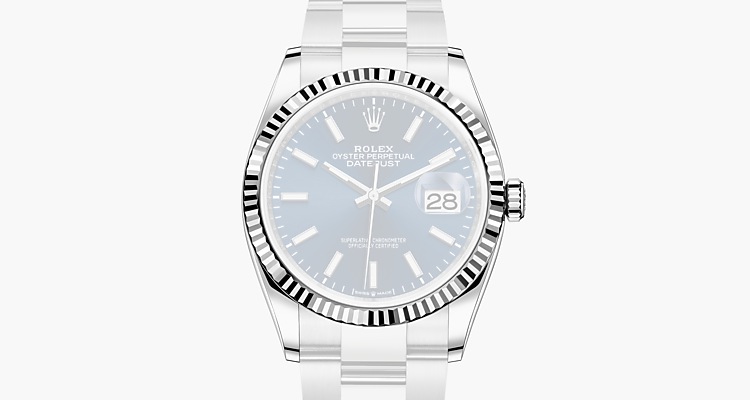 Oyster, 36 mm, acero Oystersteel y oro blanco