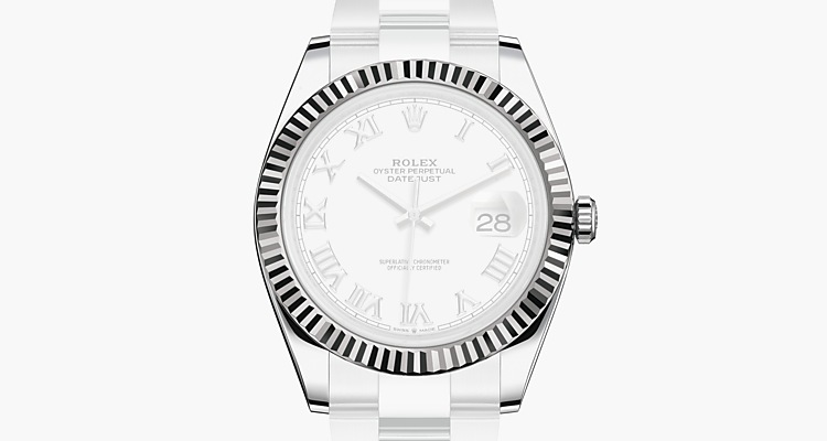 Oyster, 41 mm, acero Oystersteel y oro blanco