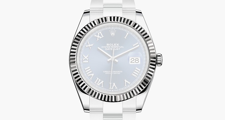 Oyster, 41 mm, acero Oystersteel y oro blanco