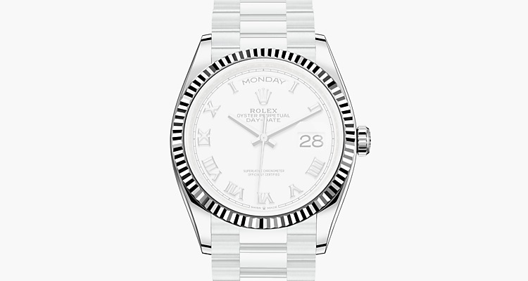Oyster, 36 mm, platino