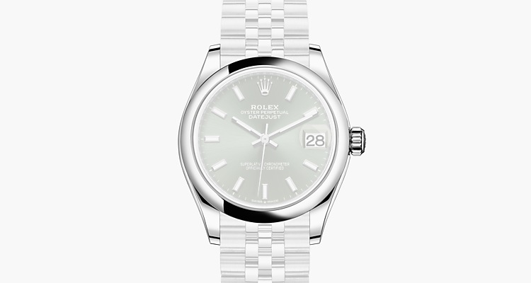 Oyster, 31 mm, acero Oystersteel