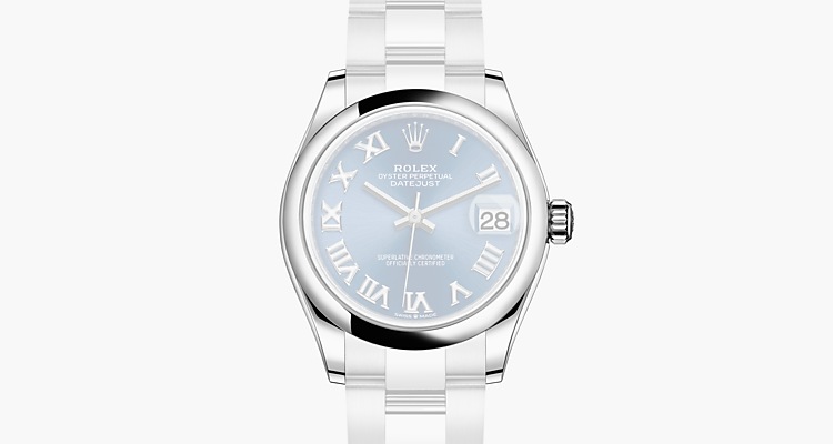 Oyster, 31 mm, acciaio Oystersteel