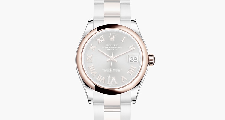 Oyster, 31 mm, acier Oystersteel et or Everose