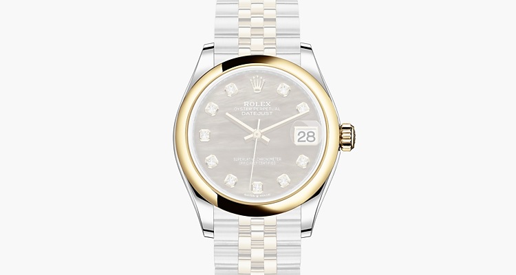 Oyster, 31 mm, acier Oystersteel et or jaune