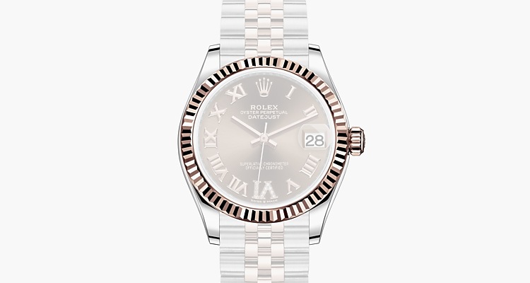 Oyster, 31 mm, acero Oystersteel y oro Everose