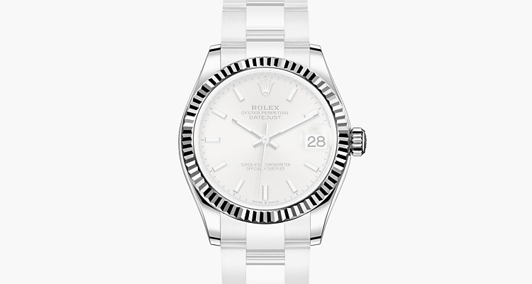 Oyster, 31 mm, acero Oystersteel y oro blanco
