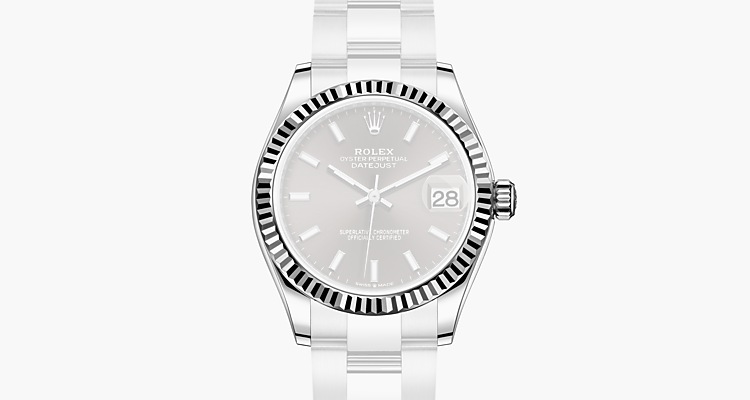 Oyster, 31 mm, acero Oystersteel y oro blanco