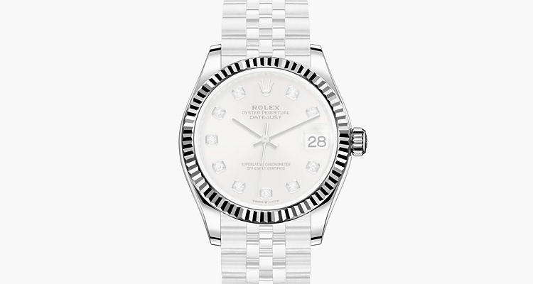 Oyster, 31 mm, acero Oystersteel y oro blanco