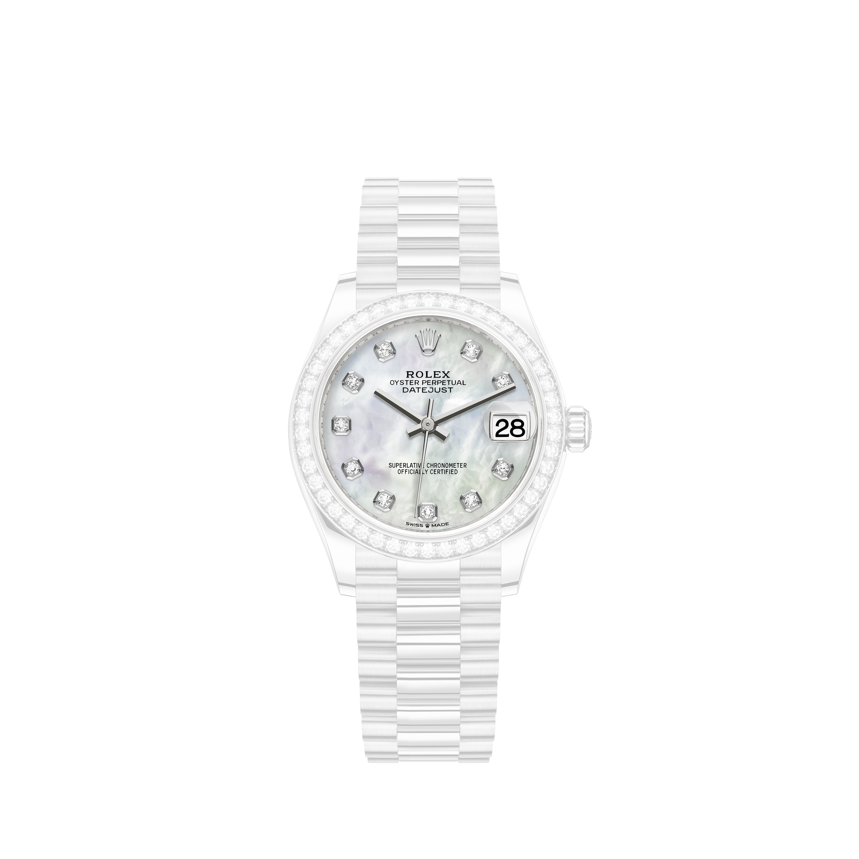 white rolex watch