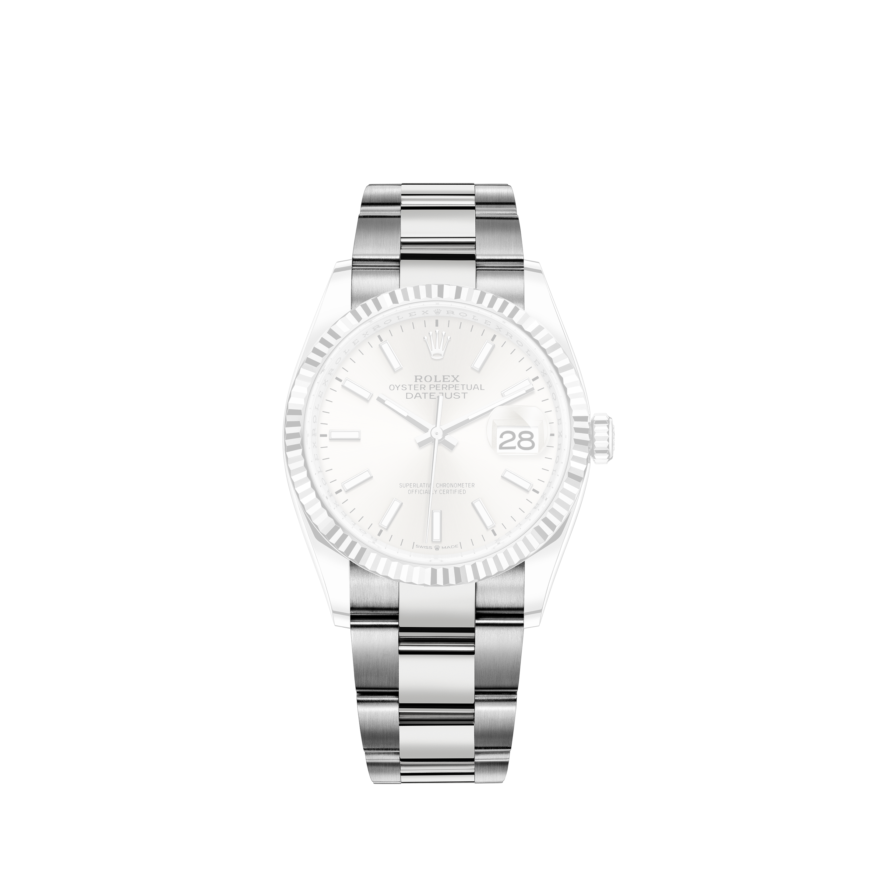 Rolex Datejust 36 watch: Oystersteel 