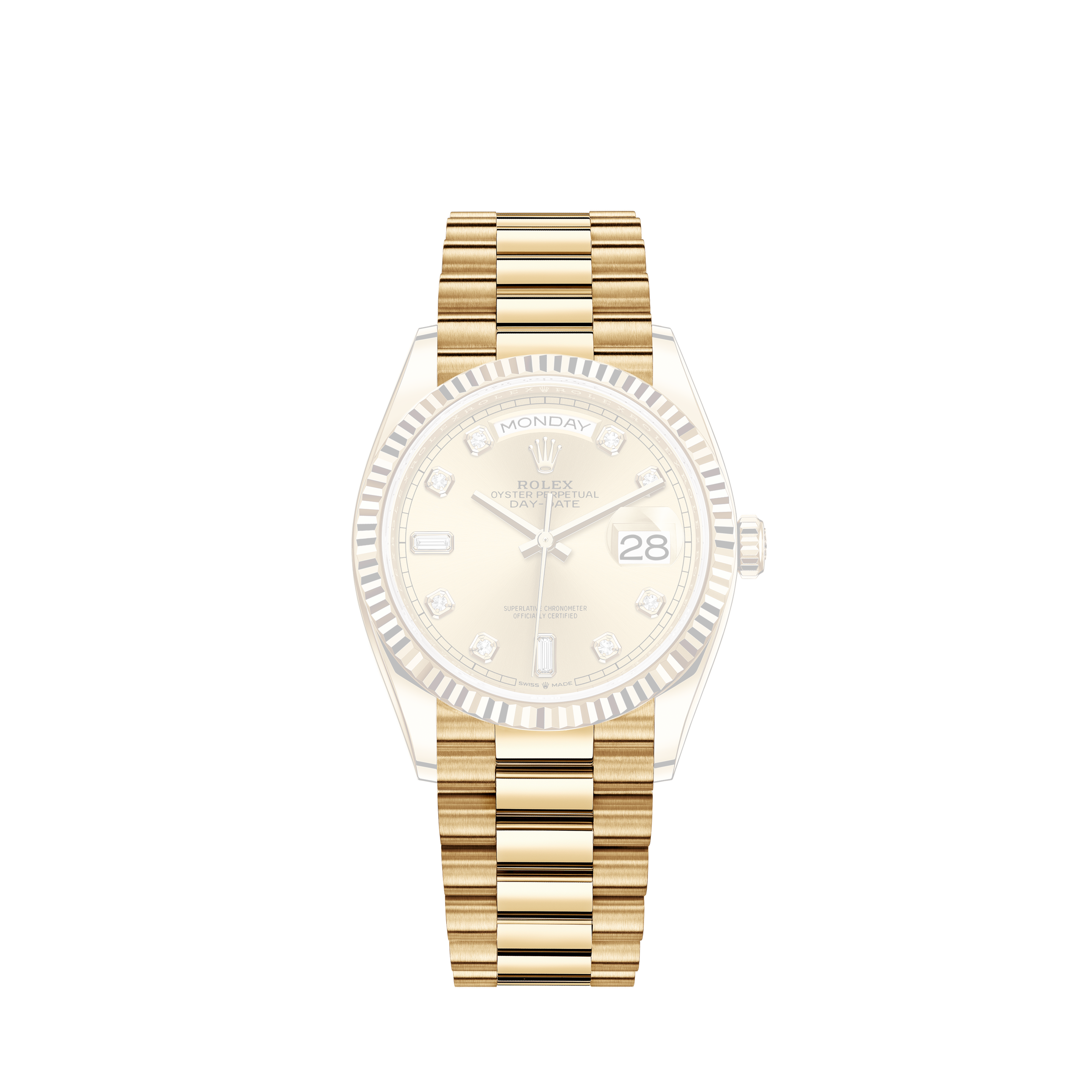 Rolex Day-Date 36 Watch: 18 kt yellow 