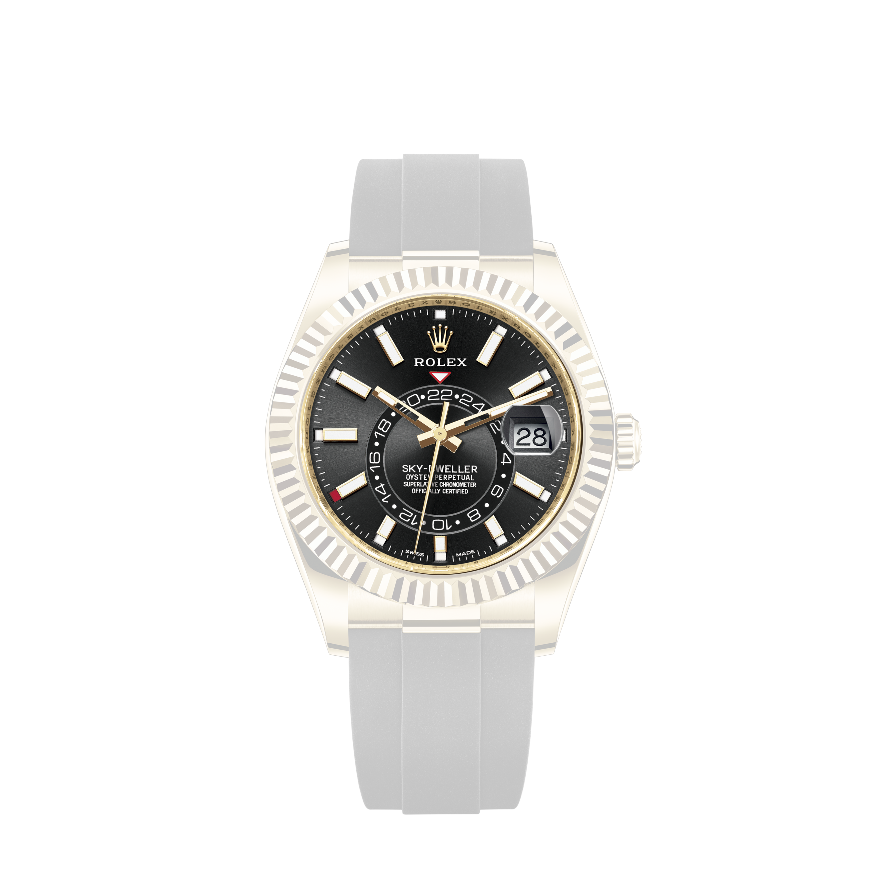 Rolex Sky-Dweller Watch: 18 ct yellow 