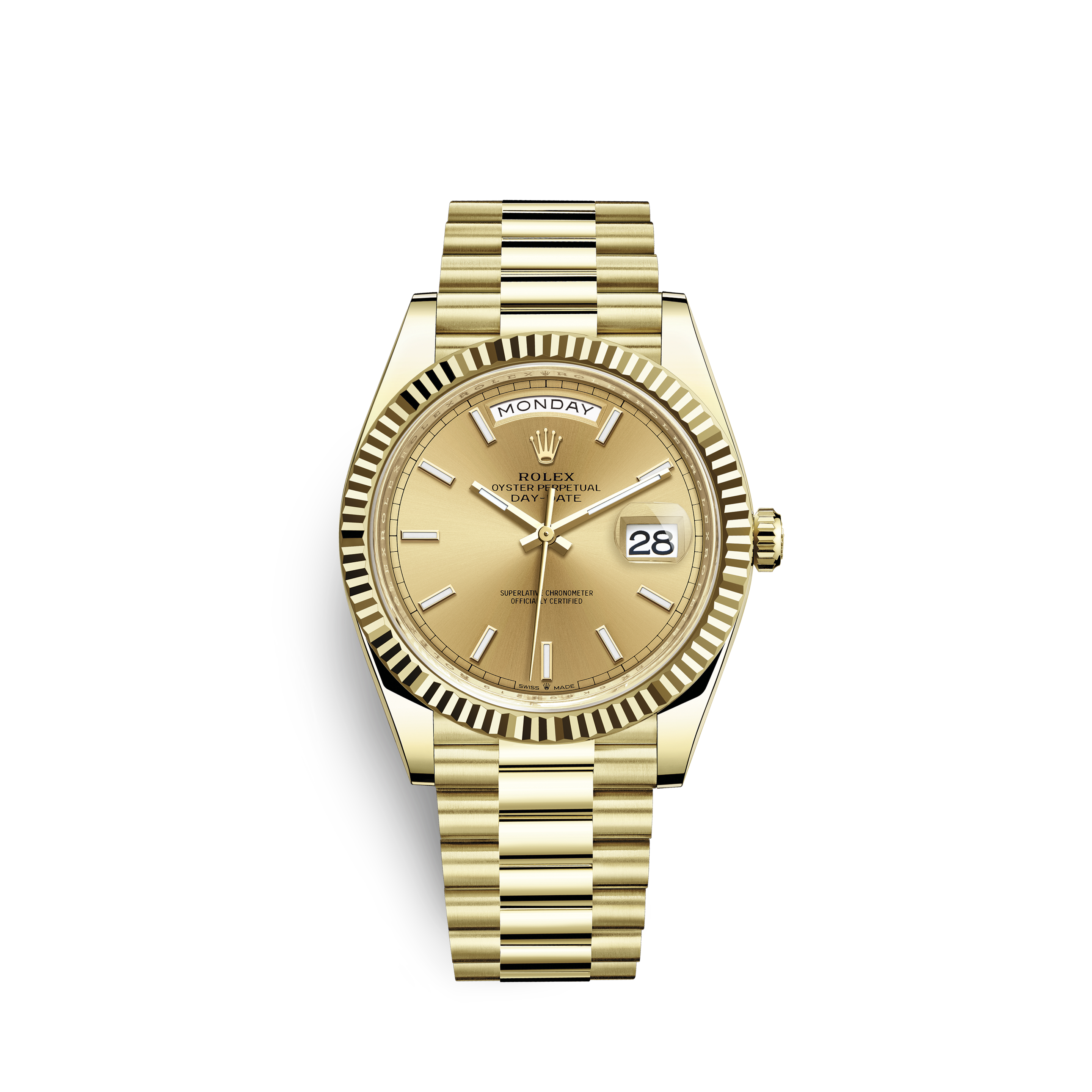 steel gold rolex