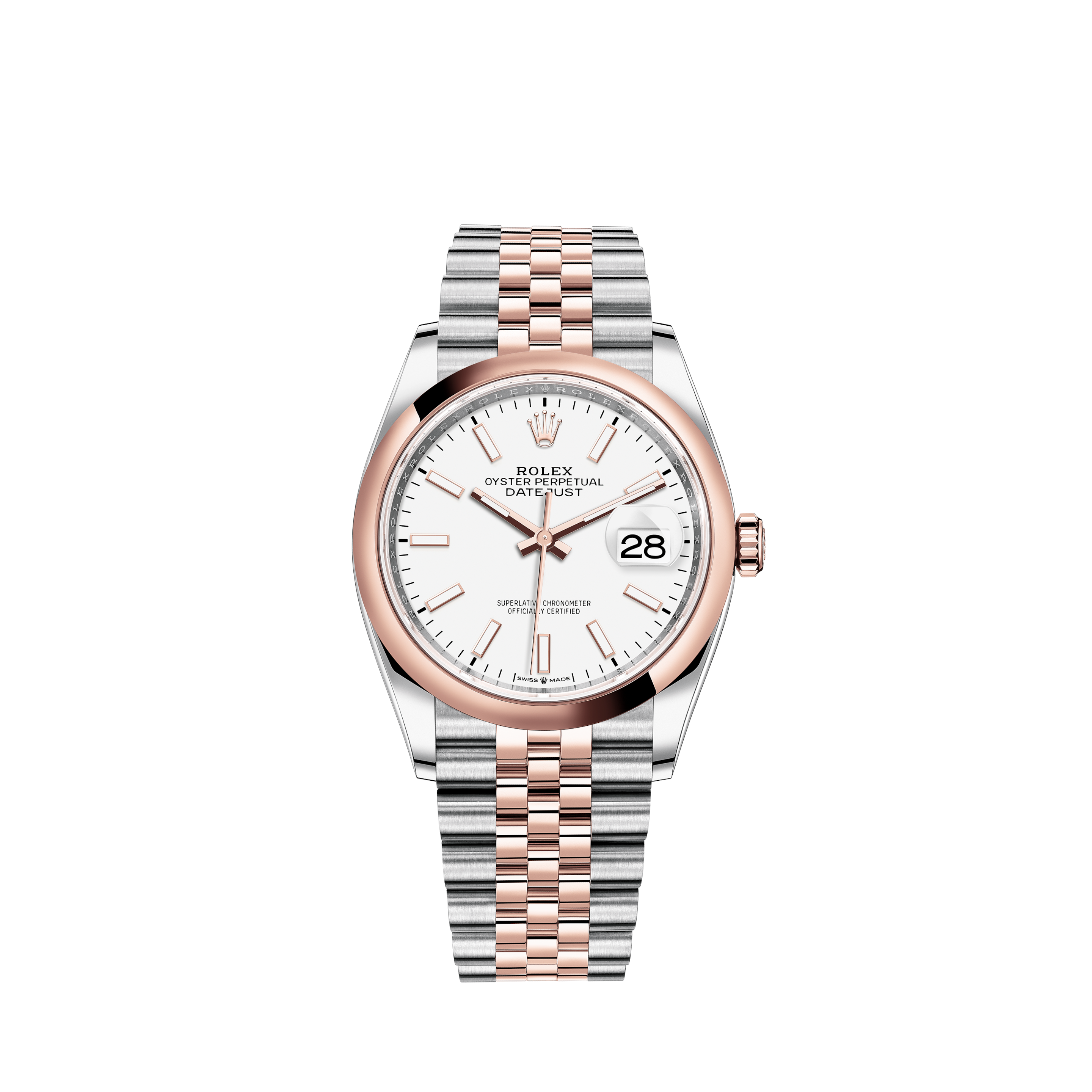 rolex datejust 36 everose gold