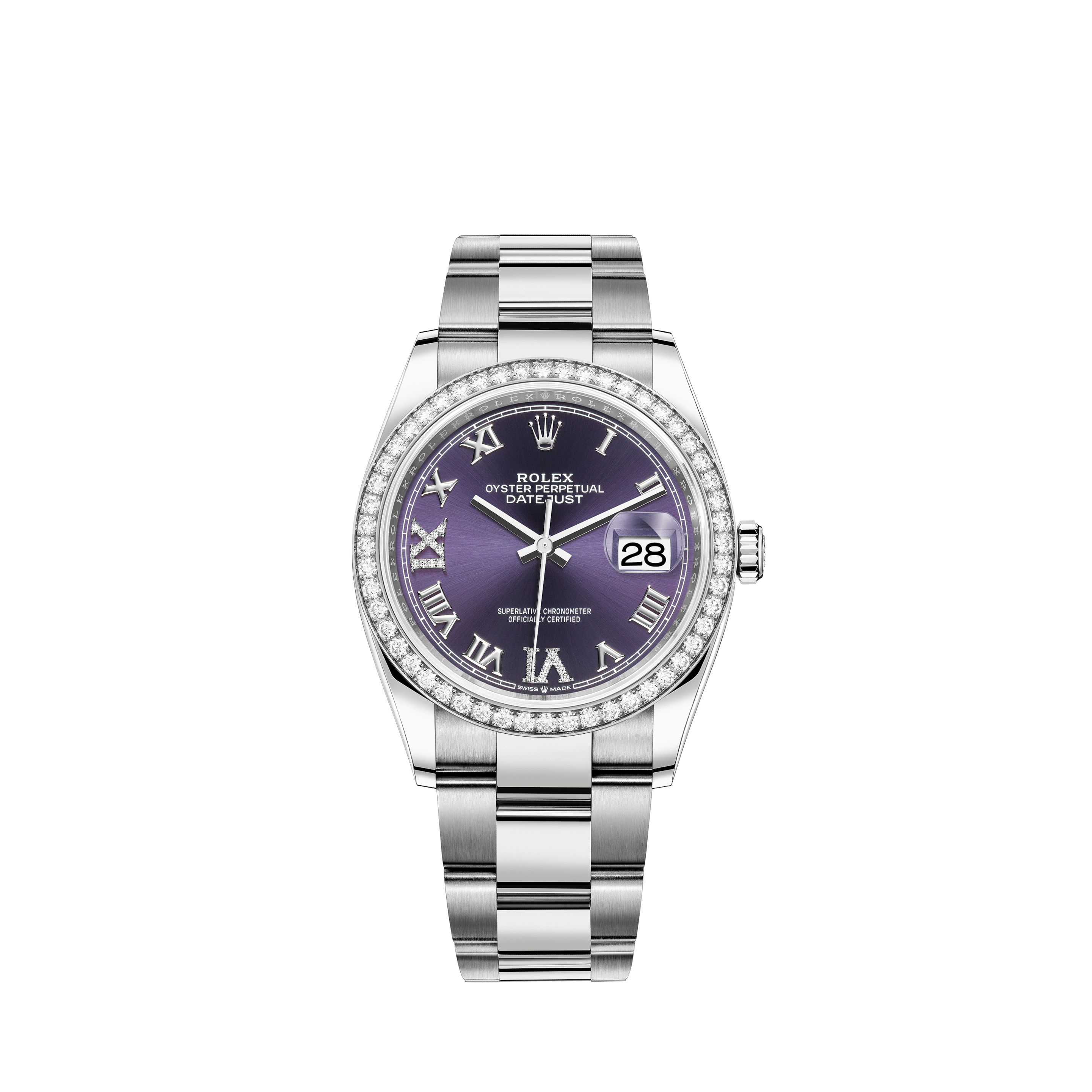 rolex datejust 36 aubergine