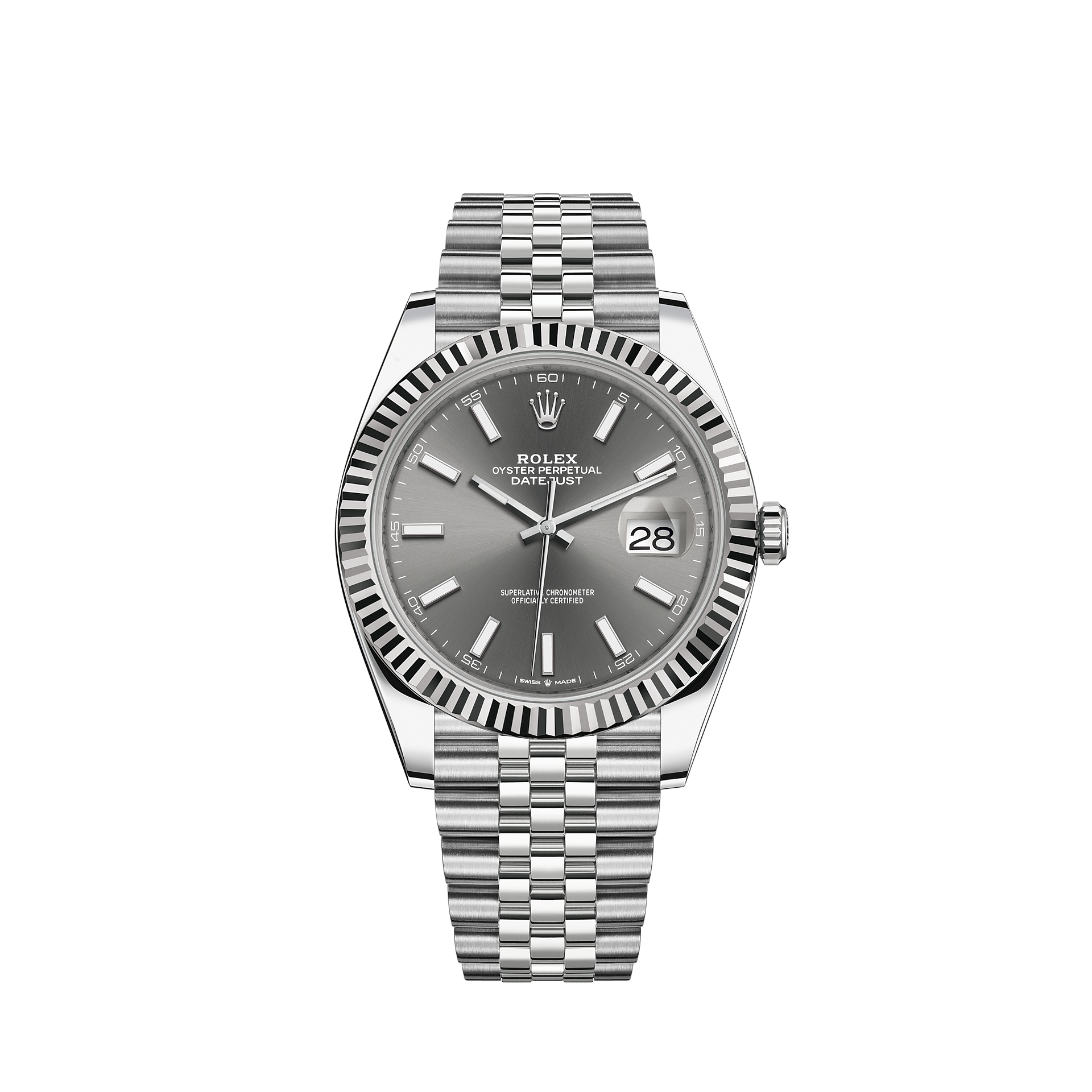 speculative antarctic aburi  Rolex Datejust 41 watch: Oystersteel and white gold - M126334-0014