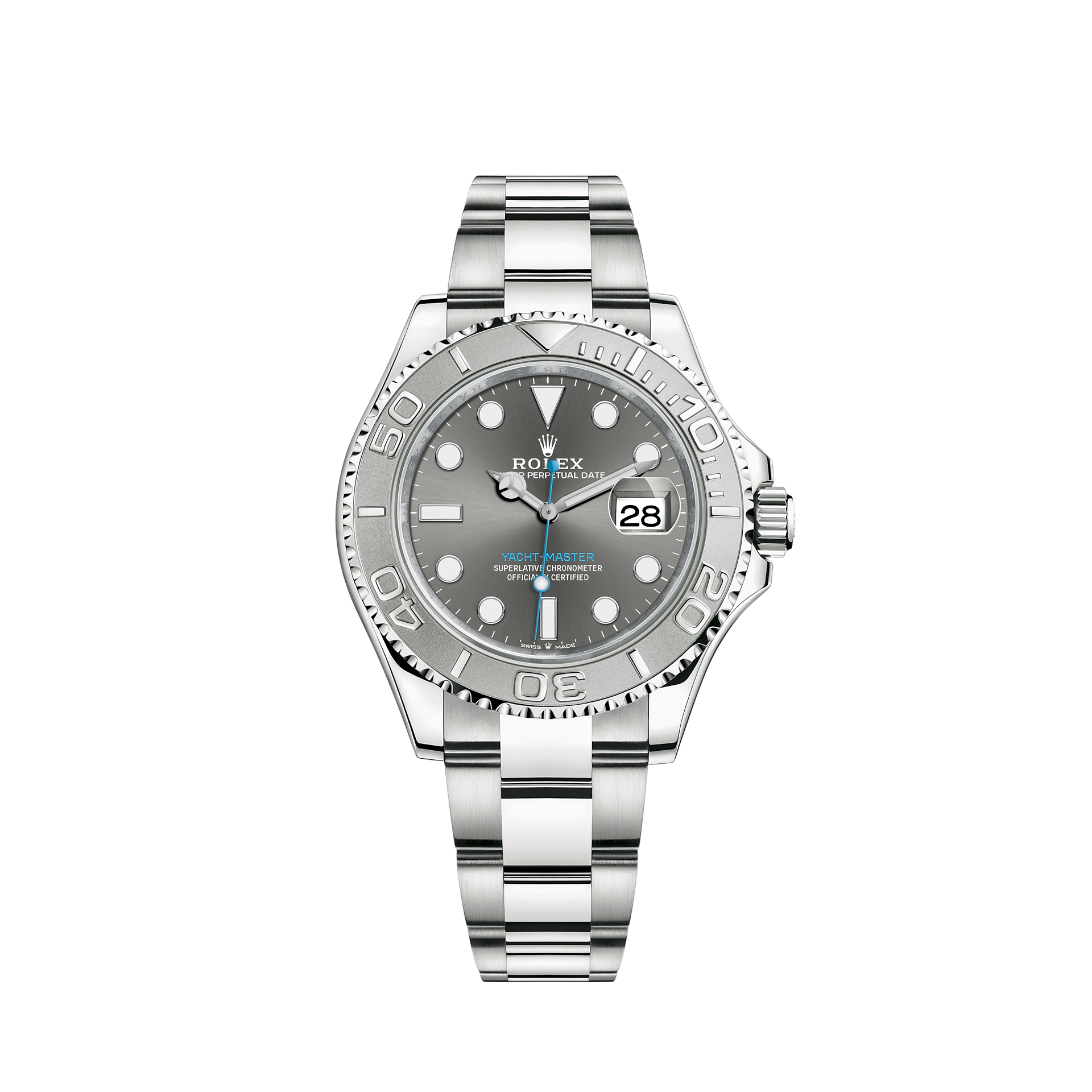 værdi boble konkurs Rolex Yacht-Master 40 watch: Oystersteel and platinum - M126622-0001