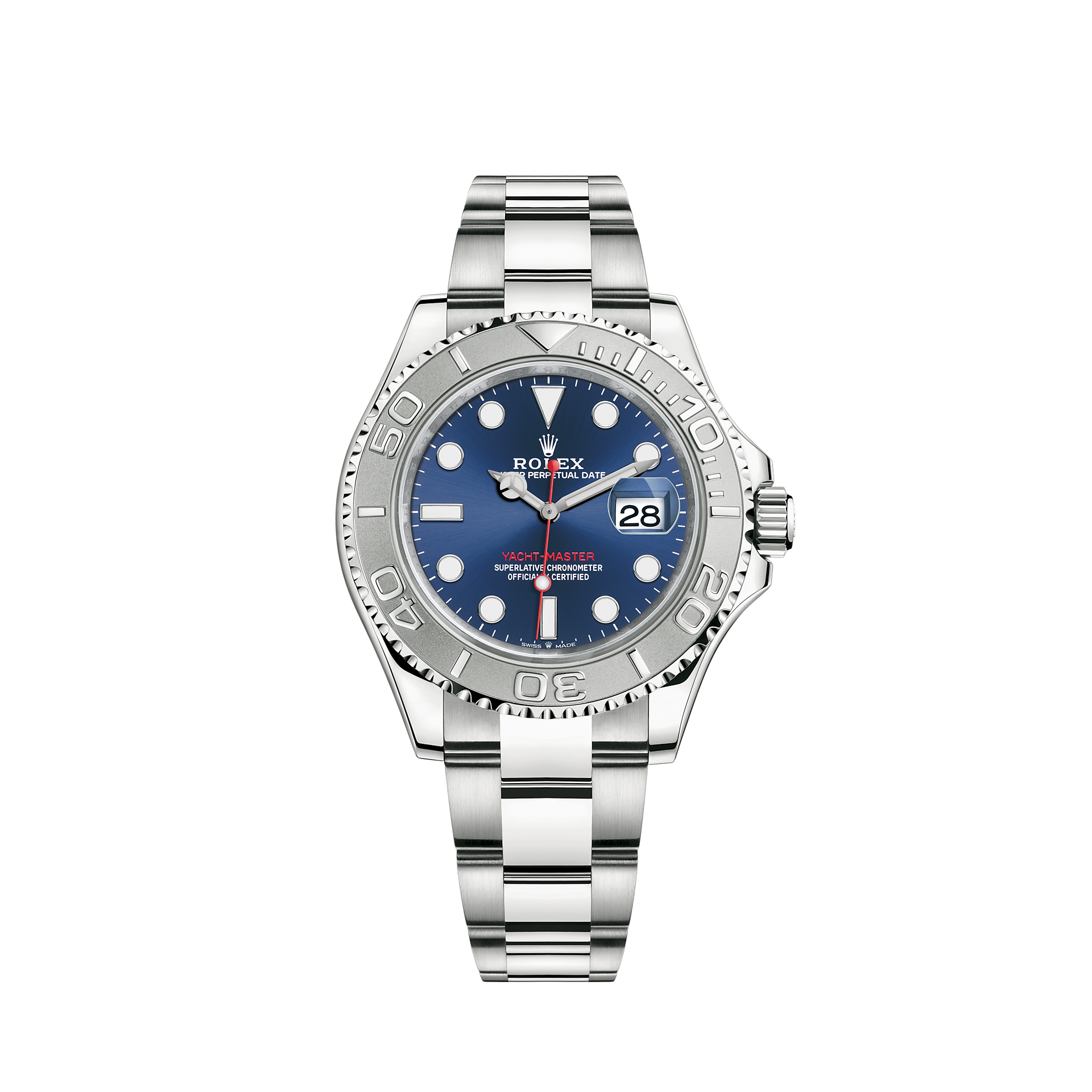Tierras altas bulto almuerzo Rolex Yacht-Master 40 watch: Oystersteel and platinum - M126622-0002