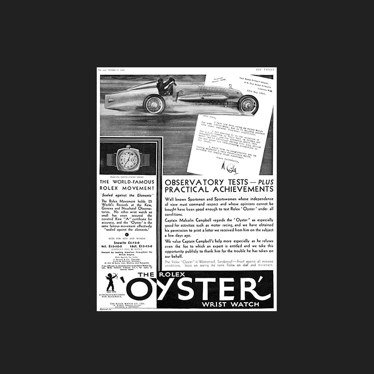 rolex oyster history