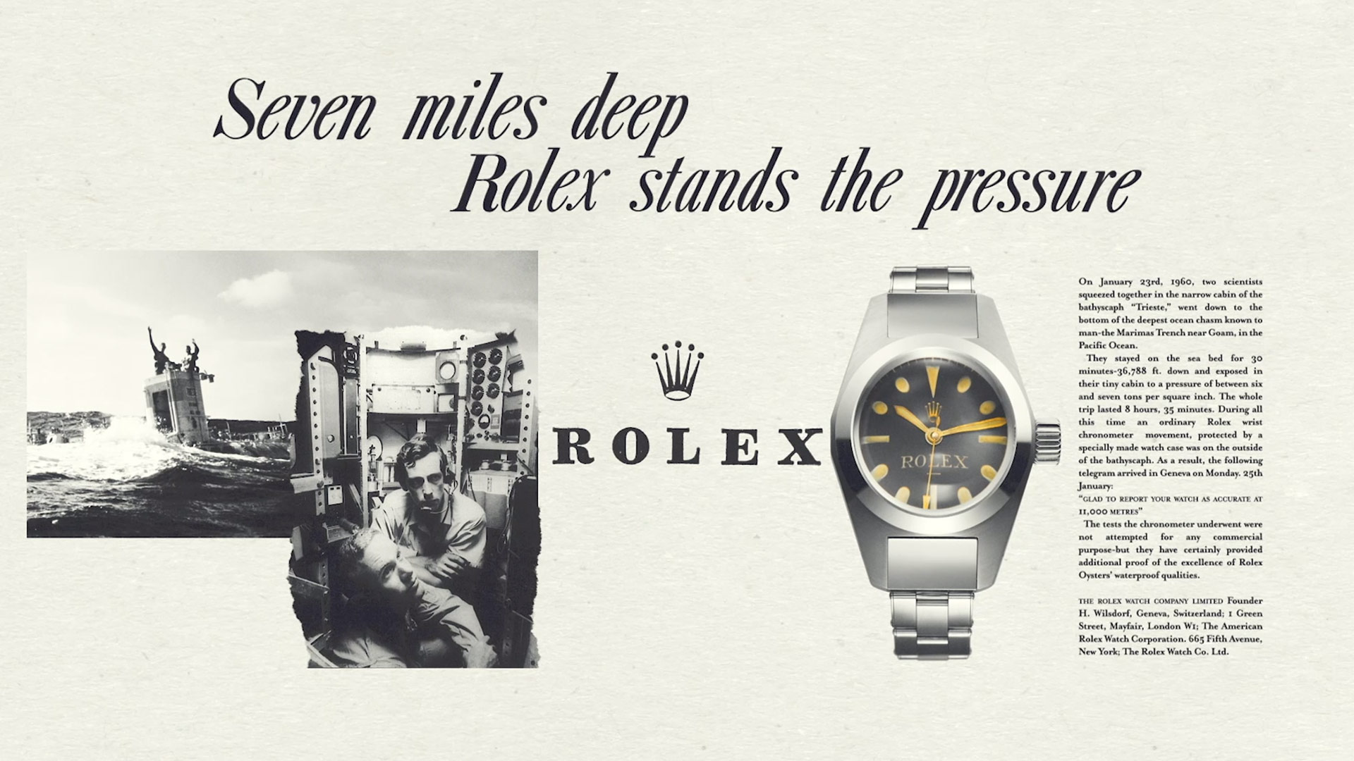 rolex oyster precision history