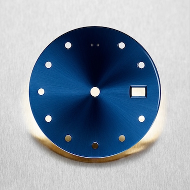 時計製造 ブルー ダイアル