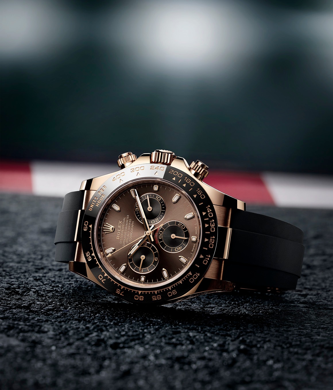 daytona oysterflex rose gold chocolate