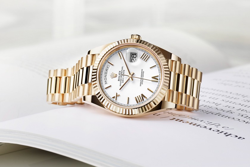 Rolex Day-Date 40 Watch: 18 ct yellow gold - M228238-0042