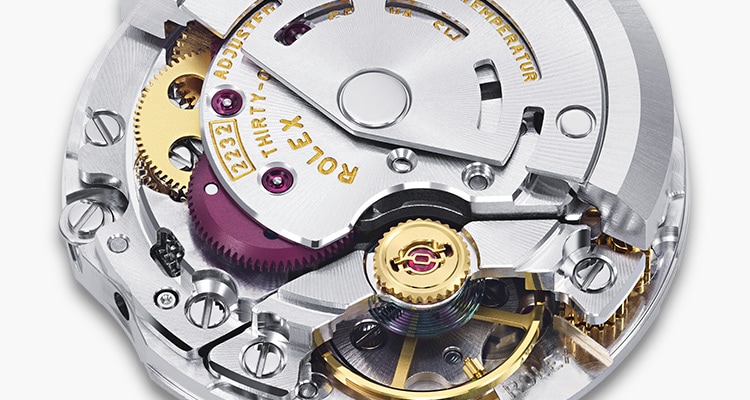 Rolex Mens Rolex Datejust 18k White Gold Ruby Diamond Bezel & Steel Red Vignette Watch